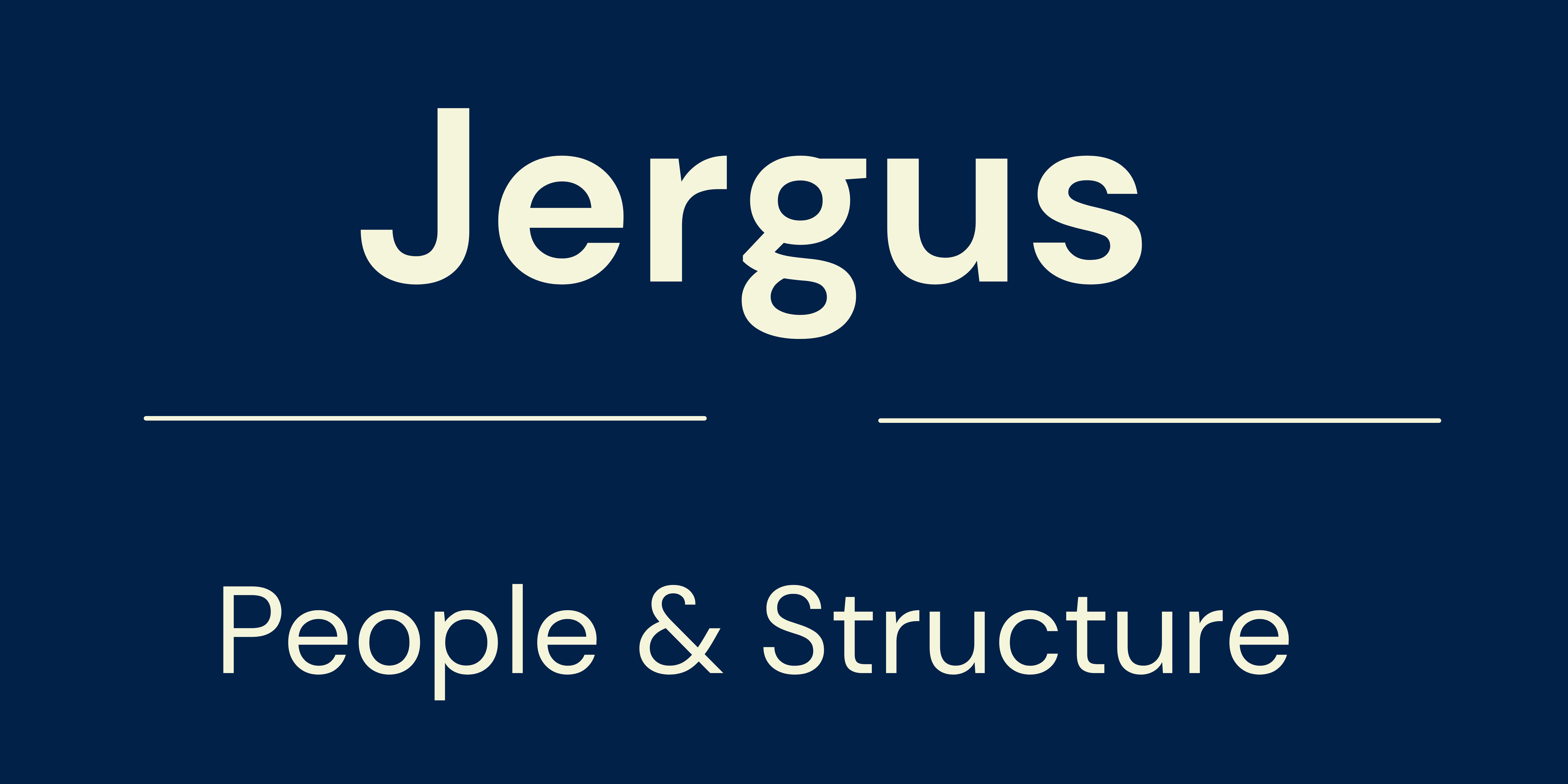 Jergus | People & Structure
